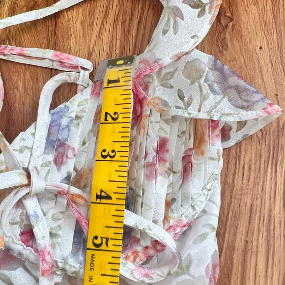 For Love & Lemons Rosie Floral Slip Dress Size S - Picture 9 of 12
